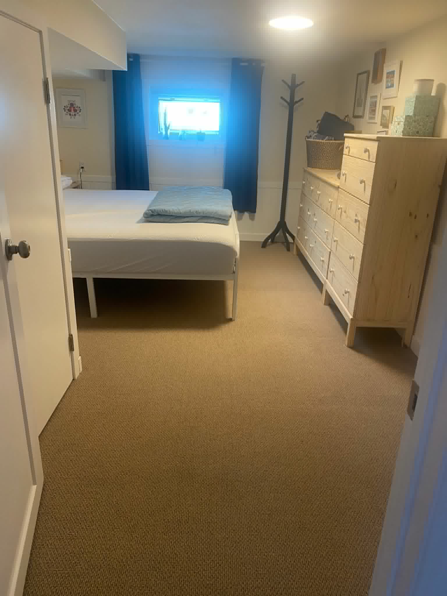 Bedroom after cleaning and tidying